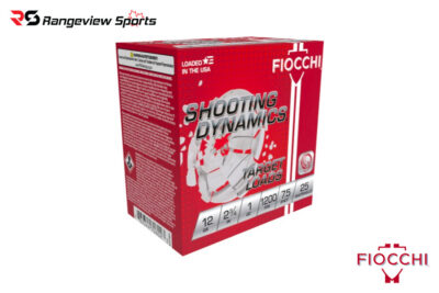 Fiocchi Shooting Dynamics 12Ga Target Load, 2 3/4" #7.5 Shot 1oz 1200FPS - 25Rds