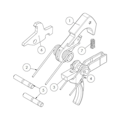 Bcm Pnt Ar15 Trigger Assembly - Image 4