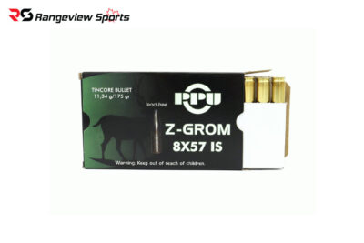 PPU 8X57 IS Rifle Ammo, 175gr Tincore Lead Free - 20Rds - PPU - Rangeview Sports Canada