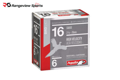 Aguila Field High Velocity Target Load, 16Ga 2 3/4'' #6 Shot 1 1/8oz 1250FPS - 25Rds