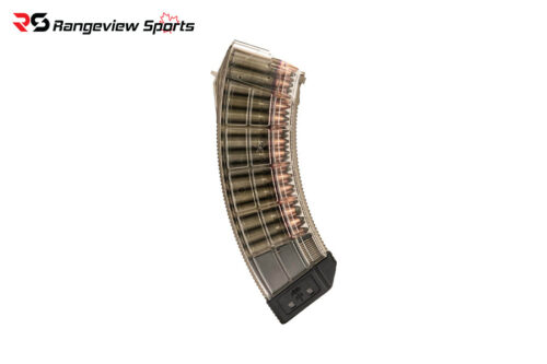Century Arms Us Palm Range Ak30R Ak Clear Magazine, 7.62X39Mm - 5/30Rds