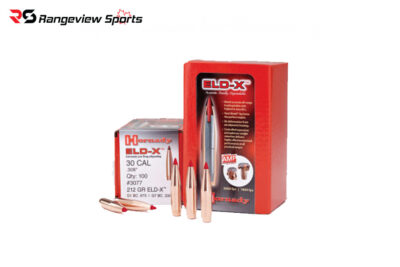 Hornady 30 Cal Bullet Projectiles, 212gr ELD X - 100Ct