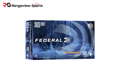 Federal 303 British Rifle Ammo, 180gr SP, 2460fps - 20Rds