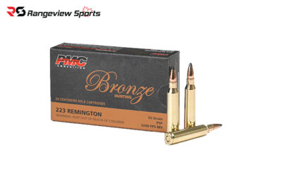 PMC Bronze 223 Rem Rifle Ammo, 55 Gr PSP - 200Rds Deal Pack