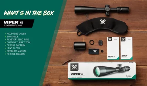 Vortex Viper Hd 5–25X50 Ffp Riflescope Vmr-4 Moa - Image 6