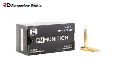 FH Munition Match Grade 223 Rem Rifle Ammo, 55gr FMJ SBT - 50Rds