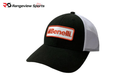 Benelli Trucker Hat - Black & White Mesh