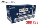Fiocchi Range Dynamics 223 Rem Rifle Ammo, 55gr FMJBT - 300Rds Deal Pack