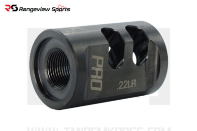 TandemKross Game Changer Pro .22LR Compensator for Ruger MK Series, SW22 Victory, etc. - Black