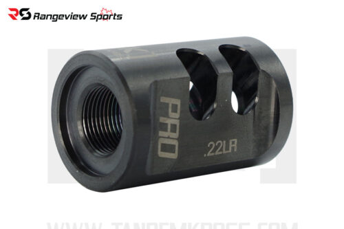 Tandemkross Game Changer Pro .22Lr Compensator For Ruger Mk Series, Sw22 Victory, Etc. - Black