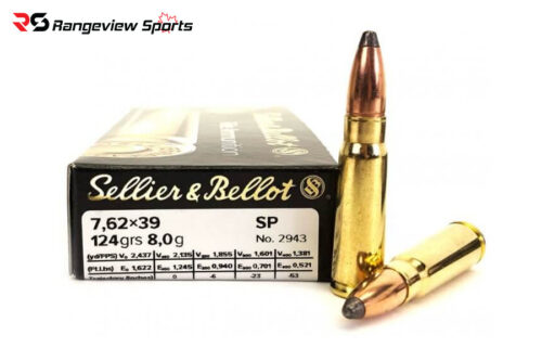 3.jpg Sellier &Amp;Amp; Bellot 7.62×39Mm Rifle Ammo, 124Gr Sp - 20Rds - Image 1