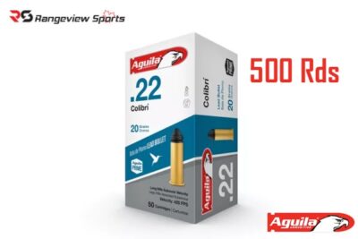 Aguila Colibri 22 LR Rimfire Ammo, 20Gr - 500Rds
