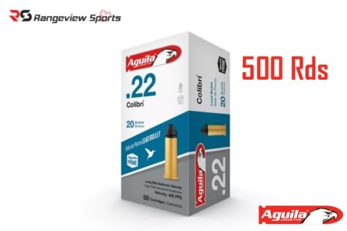 Aguila Colibri 22 Lr Rimfire Ammo, 20Gr - 500Rds