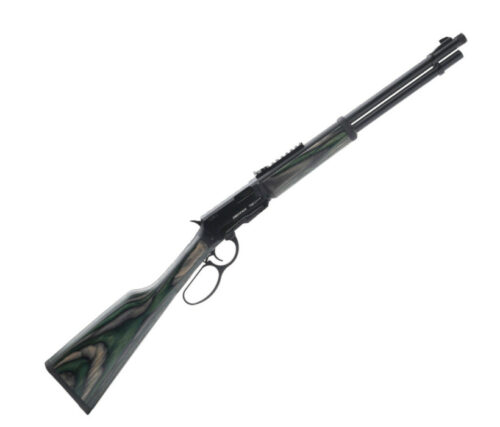 Derya Tm22 Magazine Fed Lever Action Rifle, 18'' Threaded Barrel, Green Laminate Stock - Image 2