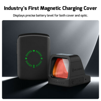 Olight Osight Red Dot Sight, 3 MOA with Magnetic Charging Cover - Green Dot - Image 6