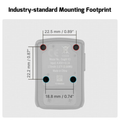 Olight Osight Red Dot Sight, 3 MOA with Magnetic Charging Cover - Green Dot - Image 4