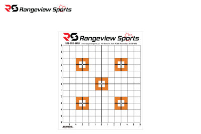 Rangeview MOA Rifle Targets 10Pcs