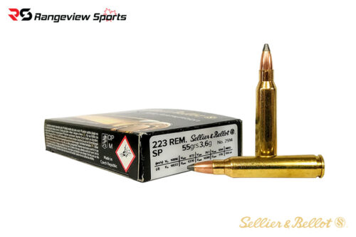 Sellier &Amp;Amp; Bellot 223 Rem Rifle Ammunition, 55Gr Sp - 20Rds - Image 1
