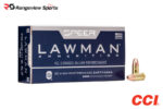 CCI Speer Lawman Lead Free 9mm Pistol Ammo, 147gr TMJ CF - 50Rds