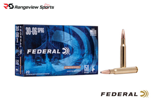 Federal Power-Shok 30-06 Spfd Rifle Ammo, 150Gr Jsp - 20Rds | Rangeview Sports Canada