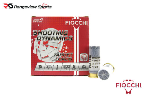 2-15.jpg Fiocchi Shooting Dynamics 12Ga Target Load, 2 3/4'' #9 Shot 1Oz 1200Fps - 25Rds