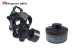 Czech Army OM-90 Gas Mask & OF-90 Filter Package