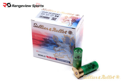 Sellier & Bellot Clay 24 Sport Target Load, 12Ga 2 3/4" #7 1/2 Shot 7/8oz - 25Rds