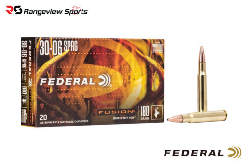 Federal Fusion 30-06 Spfd Rifle Ammo, 180Gr Bsp - 20Rds