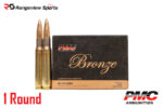 PMC .50 BMG Rifle Ammo, 660gr FMJ-BT - 1Rd