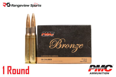 PMC .50 BMG Rifle Ammo, 660gr FMJ-BT - 1Rd