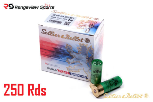 33.jpg Sellier &Amp;Amp; Bellot Clay 24 Sport Target Load, 12Ga 2 3/4&Amp;Quot; #7 1/2 Shot 7/8Oz - 250Rds