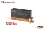 PMC Bronze 9mm Pistol Ammo, 115Gr FMJ - 1000Rds