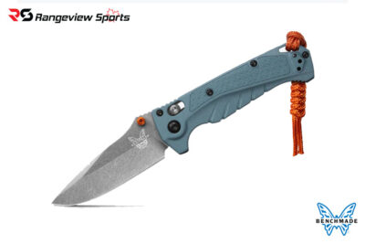 Benchmade Mini Adira 18065 Folding Knife - Depth Blue Grivory
