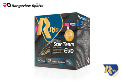 Rio Star Team Evo Target Load, 12ga 2 3/4'' #7.5 Shot 1 1/8oz 1250FPS - 25Rds