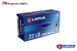 Lapua Center-X 22 LR Rimfire Ammo, 40Gr LRN - 50Rds