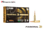 Federal Premium Gold Medal 6.5 Creedmoor Rifle Ammo, 140gr Sierra Matchking  - 20Rds