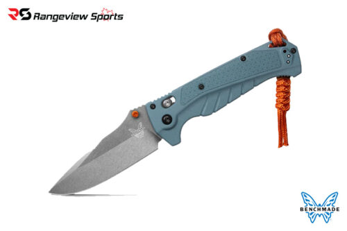 Benchmade Adira 18060 Folding Knife - Depth Blue Grivory