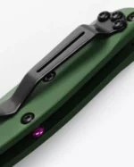Benchmade Osborne 940 Folding knife - Green Aluminum Handle - Image 4