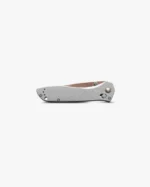Benchmade SEVEN | TEN 710FE-24 Folding Knife, Gray Aluminum Recurve - Image 2