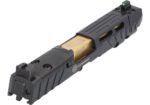 SIG Sauer P320 Spectre Comp 9mm Full Size Complete Slide Assembly, 4.7'' Gold Barrel - Black - Image 3