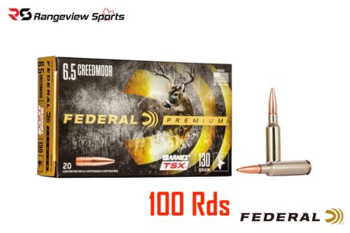 Federal-Premium-6-5-Creedmoor-Rifle-Ammo-130Gr-Barnes-TSX-20Rds.jpg Federal Premium 6.5 Creedmoor Rifle Ammo, 130Gr Barnes Tsx - 100Rds Deal Pack