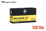 RWS Rifle Match S 22 LR Rimfire Ammo, 40gr LRN - 500Rds