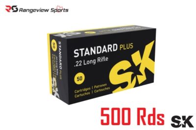 SK Standard Plus 22 LR Rimfire Ammo, 40Gr LRN - 500Rds