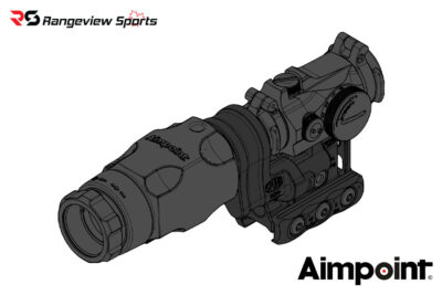Spuhr RDF Series Aimpoint T2 / T1 w/ QD Magnifier Mount - 57mm/2.25''