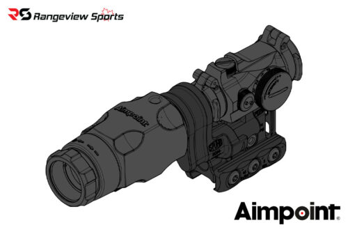 Spuhr Rdf Series Aimpoint T2 / T1 W/ Qd Magnifier Mount - 57Mm/2.25''