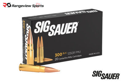 SIG Sauer Elite Ball 300 AAC Blackout Rifle Ammo, 125gr FMJ - 20Rds