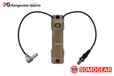 SomoGear SomoBoat Tactical Pressure Switch, Surefire + LA23/NGAL - Tan