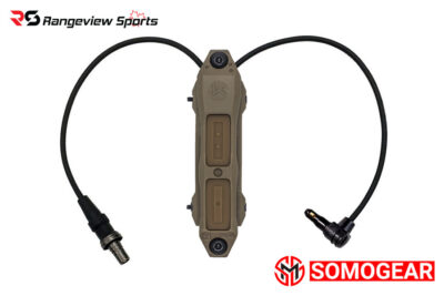 SomoGear Tactical Augmented Pressure Switch, Surefire + Crane Laser - Tan
