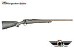 Christensen Arms Mesa 308 Win Bolt Action Rifle, 22'' Barrel 1:10 Twist Burnt Bronze Cerakote - Green w/ Black & Tan Webbing