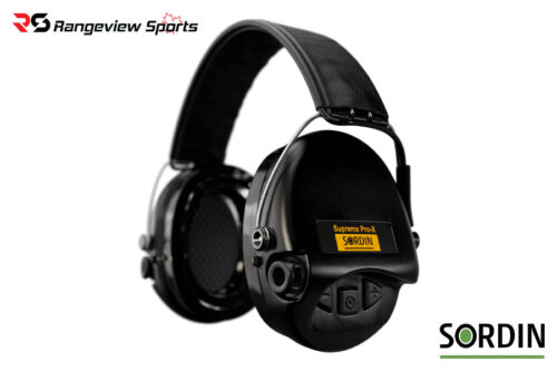 Sordin Supreme Pro-X Led - Blk Cups, Blk Nylon Headband With Gel Earseals
